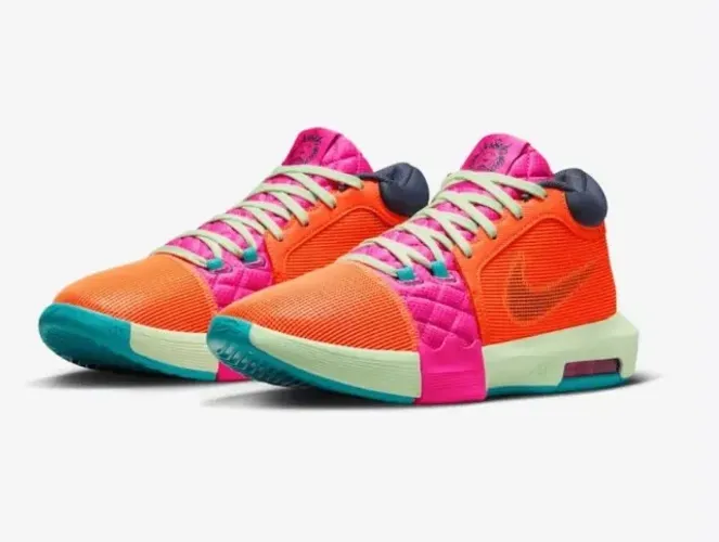 Tênis Lebron Witness VIII - Laranja - Nike - (14) Nº 47