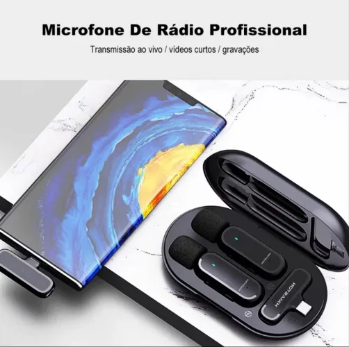 Microfone Sem Fio Profissional 