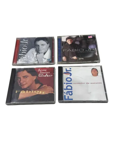 BSV260372 Lote C/ 4 Cd Fabio Jr Acustico Contador Alma Sem Limites