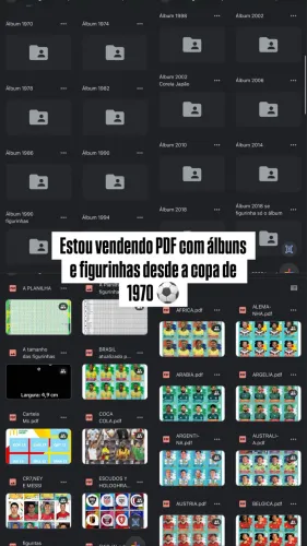 Material completo da copa do mundo de 1979 até a copa do mundo de 2026