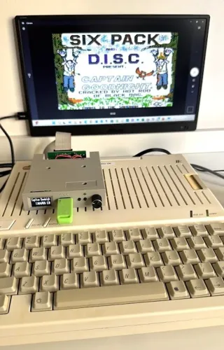 Computador Apple IIc Original A2S4000 + emulador Floppy Gotek OLED + Acessórios