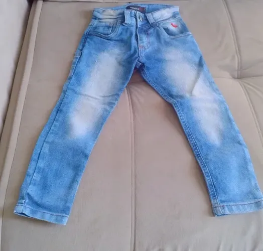 Calça jeans infantil menino