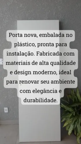 Portas com material resistente 82x210