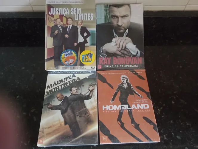 Máquina Mortífera T02/Ray Donovan T01/Justiça sem Limites T03/Homeland T07 em dvd (usado)