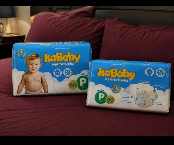 Fraldas IsaBaby Super Sequinha