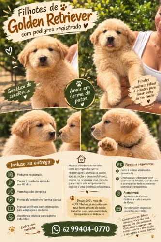 Casal de Golden Retriever