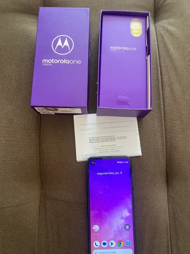 Motorola One Vision - Nota Fiscal - Leia  descrição 