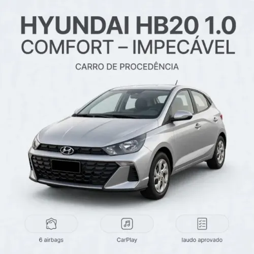 Hyundai HB20 Comfort Plus 1.0 Flex 12V Mec. 2025