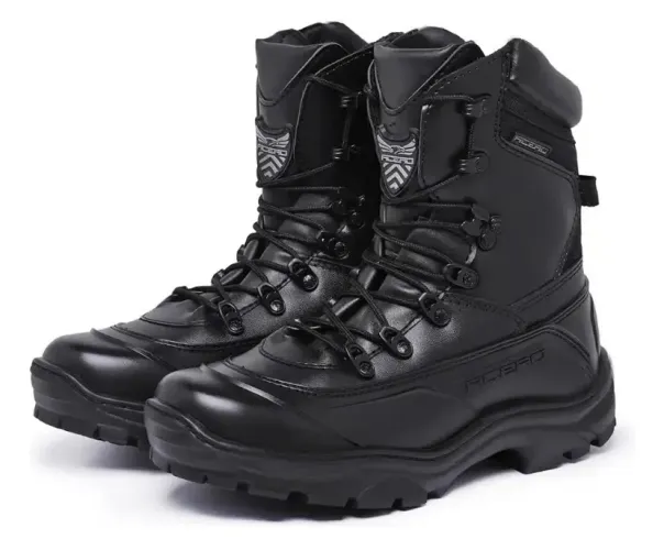 Bota coturno Acero Tiger Pró Couro Látego impermeável 