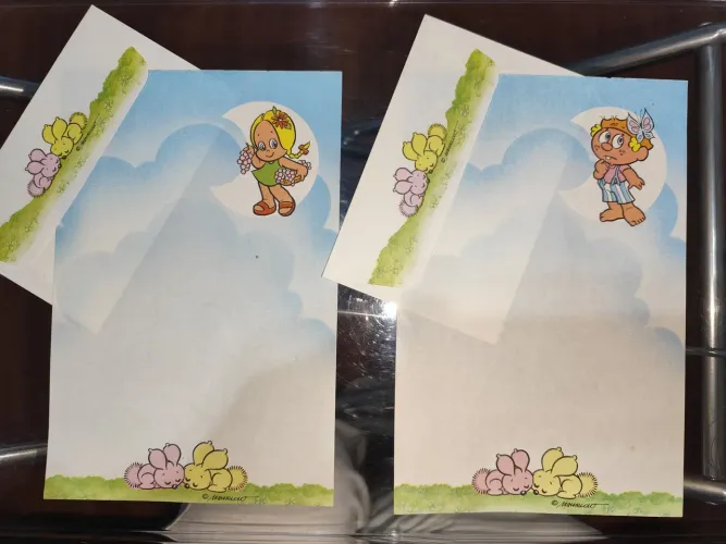 Lote papel de carta turma da monica