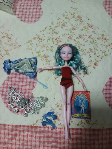 Farrah Goodfairy ever after high SUCATA com acessórios