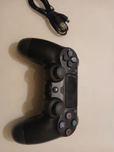 Controle Sem Fio para PS4 - Compatível com PlayStation 4 - Completo com Cabo USB