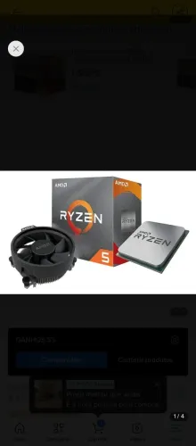 Processador amd ryzen 5 3400g