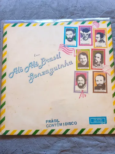 LP Disco de vinil Gonzaguinha Alo Alo Brasil