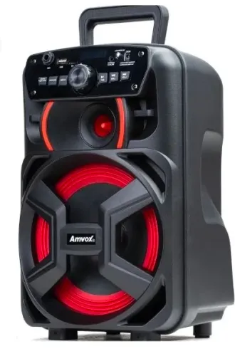 Caixa amplificada 220w potente seminova