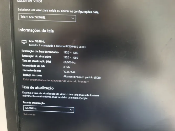 Monitor gamer Acer V246HL