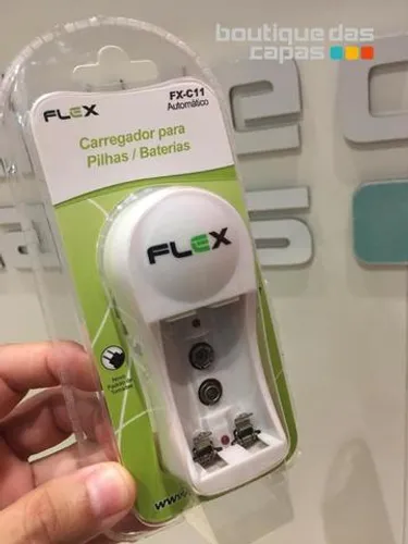 Carregador de pilhas aa-aaa-9V Flex fx-c11 para controle tv