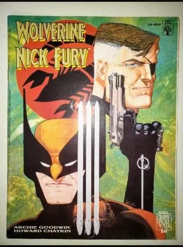 Wolverine Nick Fury Editora Abril 1990 graphic novel