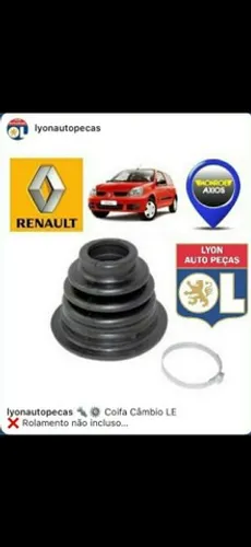 Coifa câmbio LE Clio / Kangoo Axios 
