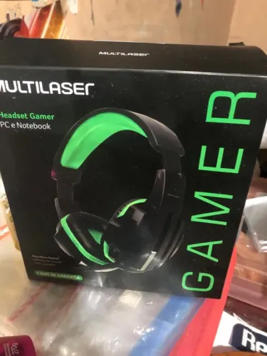 Headset gamer para computador PC e notebook com microfone