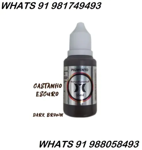 Pigmento Marilyn P/ Dermopigmentação Castanho Escuro 15ml