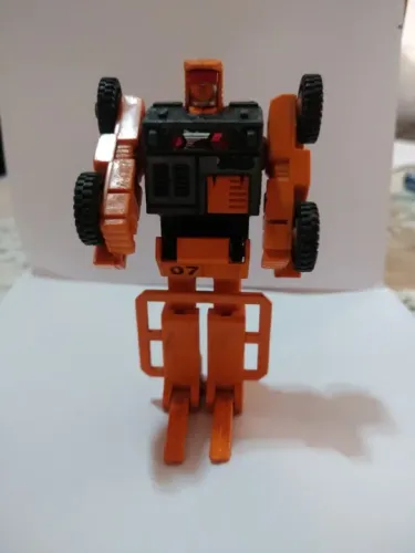 Miniatura Empilhadeira Transformes mimo raridade anos 1980
