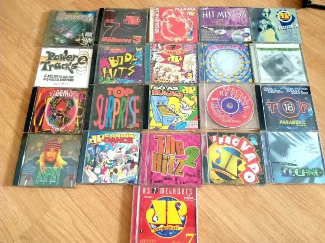 Cds antigos de musica eletrônica