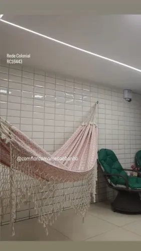 Rede De Dormir E Descanso Colonial Resistente - Entrega Grátis