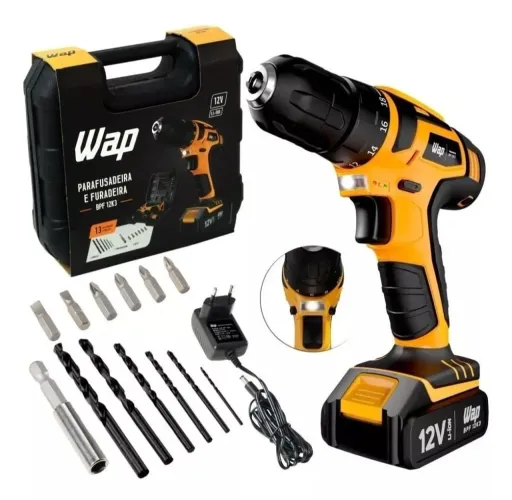 Parafusadeira e Furadeira Wap 12V BPF 12K3