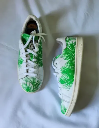 Tenis Adidas Stan Smith X Pharrell Williams X Bbc Palm Tree 42