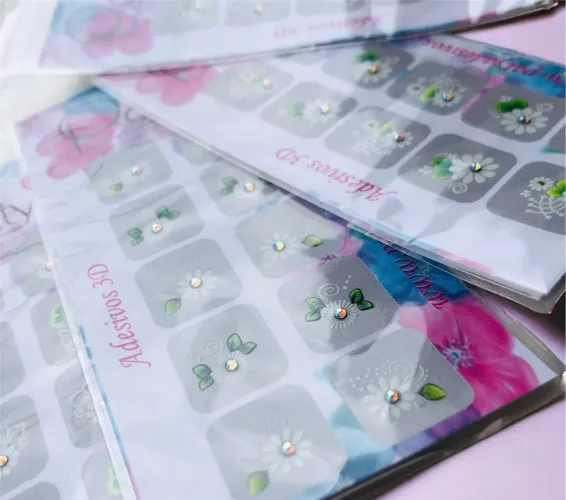 100 Adesivos de Unhas - Diversos Modelos 