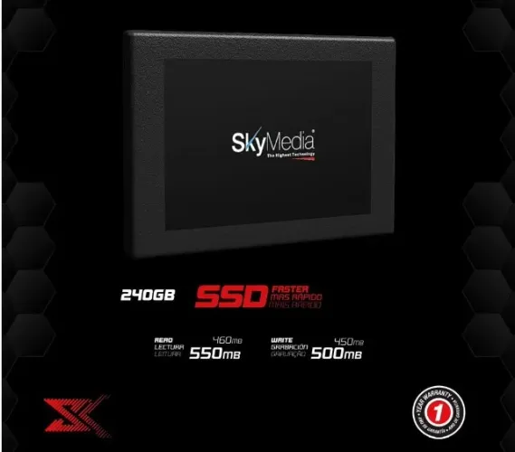 Disco Solido Ssd 240gb Skymedia - 550mbps Satalll