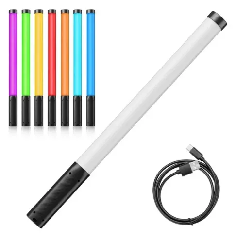 Bastão de Led RGB Ulanzi Vl119 2500-9000k 50cm Recarregável P/ fotografia e Iluminação
