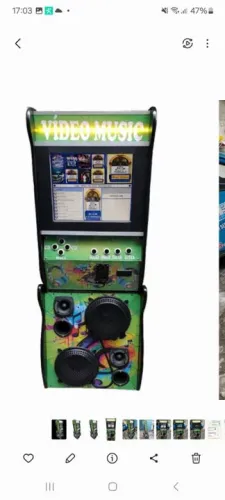 Máquina de música para comércio