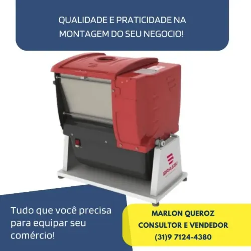 Amassadeira Semi Rápida 5kg Monofásica Braesi Bivolt
