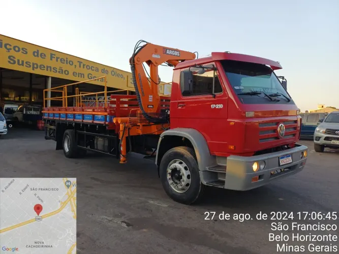 Caminhão vw 17.210 munck