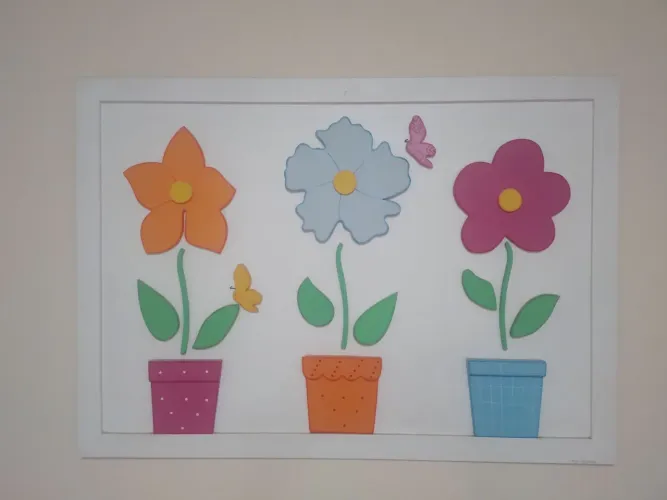 Quadro Decorativo Flores em 3D