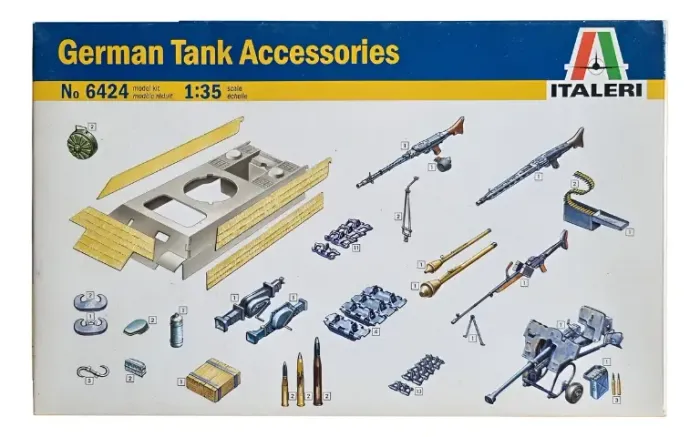 GERMAN TANK ACESSORIES [Italeri] 1:35 - Plastimodelismo [novo]