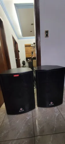 Kit Caixas Ativa e Passiva 700 W 15 Pol. TS 700 AX Antera COM BAGS