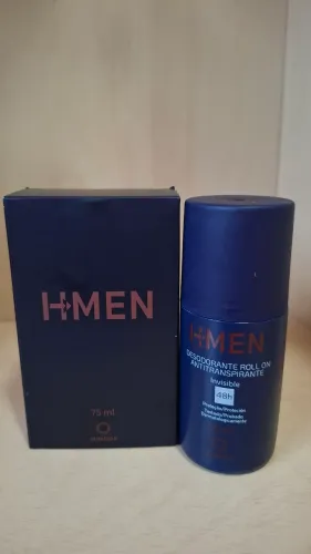 Frete grátis H-Men Colônia masculina + desodorante Roll On