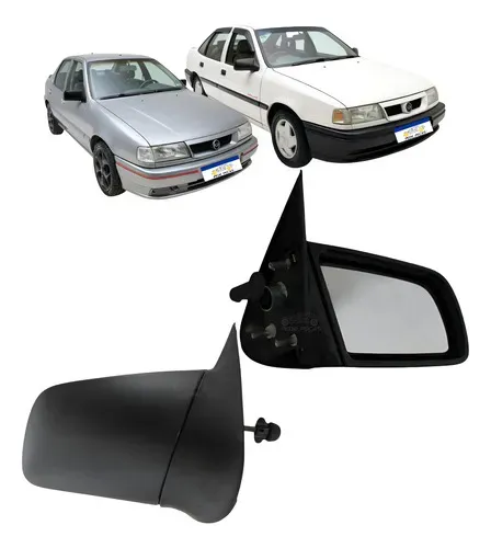 Retrovisor Chevrolet Vectra 1990 A 1995 Preto Texturizado 