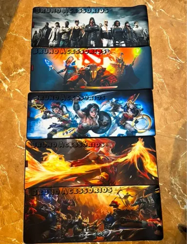 Mousepad Gamer - 5 Modelos Diferentes