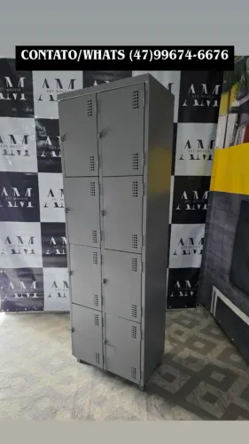 guarda volume de 8 vãos