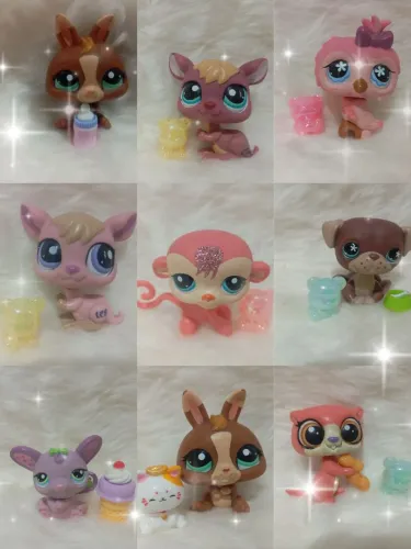 Coleção de Littlest Pet Shop - Personagens Fofos!