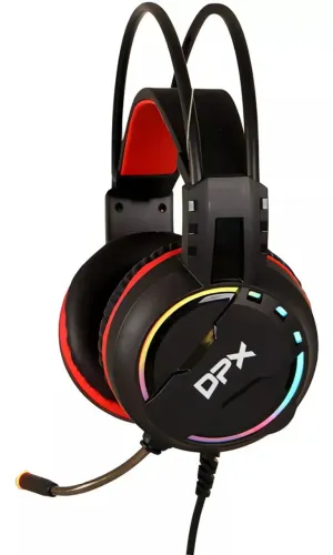 eadset Gamer DPX HK15 com Iluminação LED Conexão P2 USB novo/na caixa