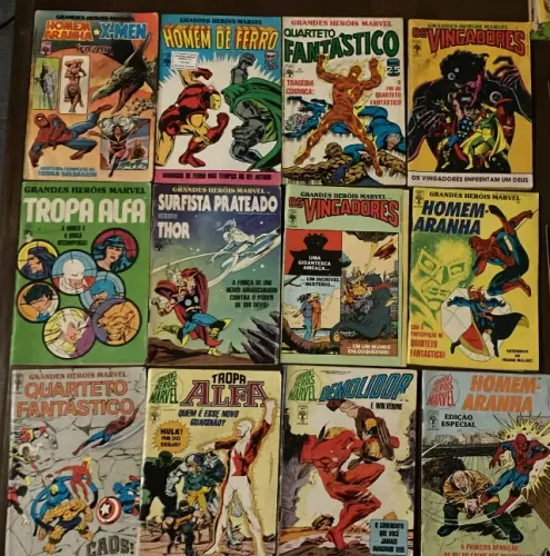 Grandes Heróis Marvel -  nº 4, 11, 12, 14, 15, 16, 17, 18, 19, 21, 22, 23, 24.