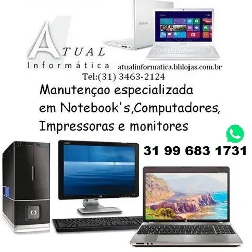 manutenção em computadores, notebooks e impressoras