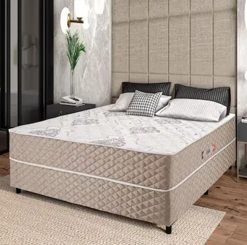 Cama Box Casal Uni com Molas - Entrega no Mesmo Dia