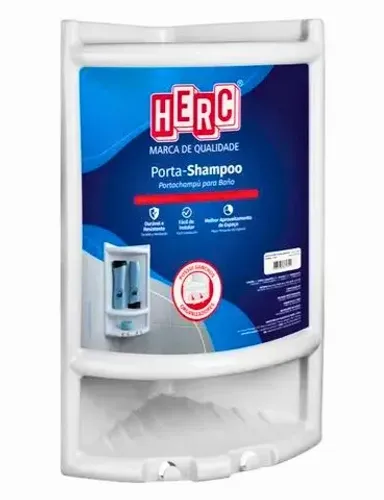 ? Porta-Shampoo Herc - Prático, resistente e fácil de instalar!
