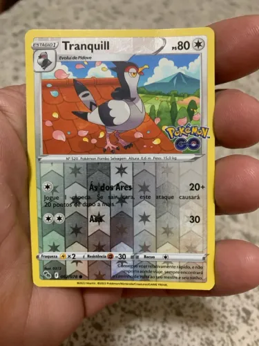 Carta Pokémon Tranquill - Pokémon Go